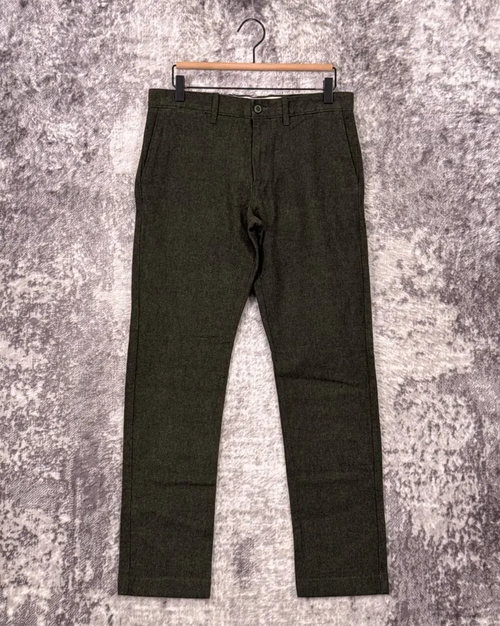 New J Crew Pants 30 x 30 Mens Green Cotton Woven Chino Trouser